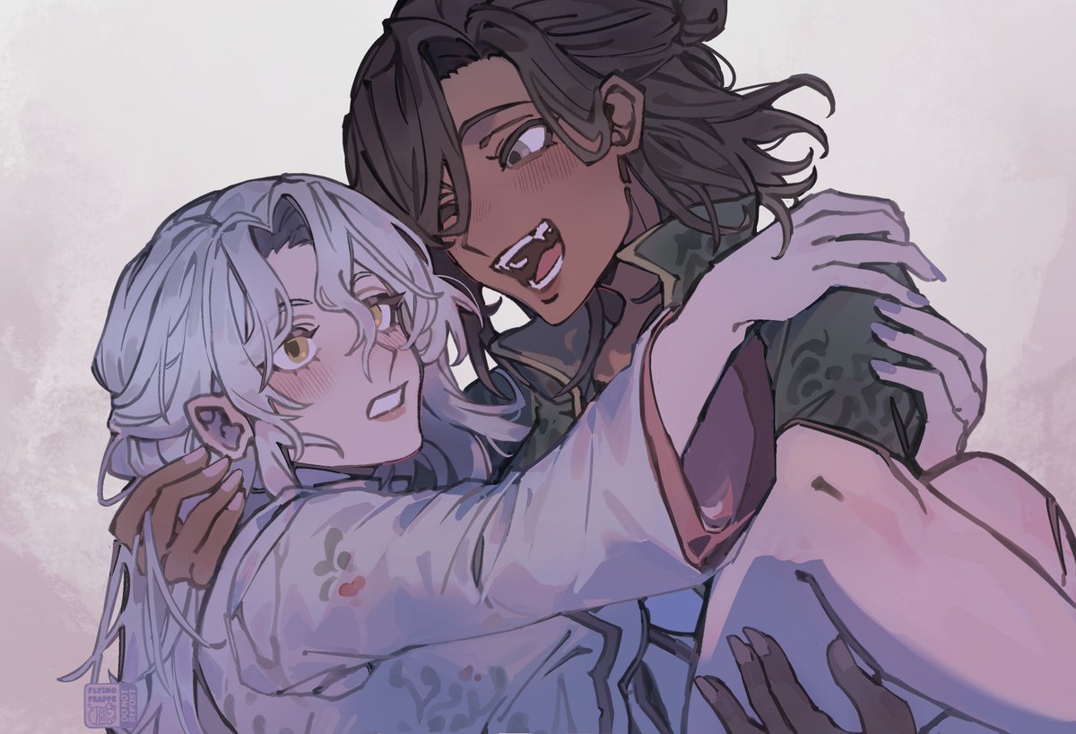 flying_frappe's tweet photo. Commission for @thebeefolks, tysm for your support!! 🤍💚 https://t.co/IGldtW71js