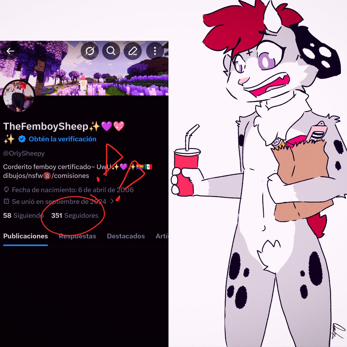 TheFemboySheep✨💜💖✨ tweet media