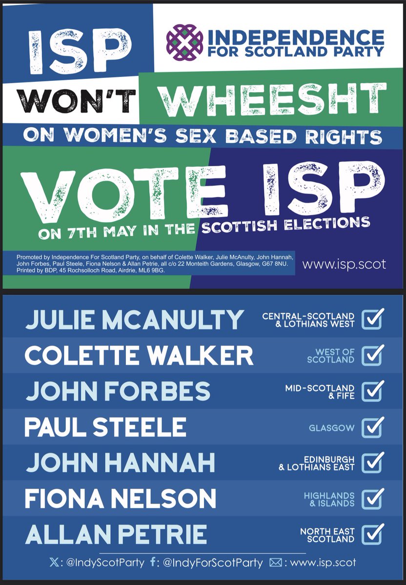 ISP - Independence for Scotland Party tweet media