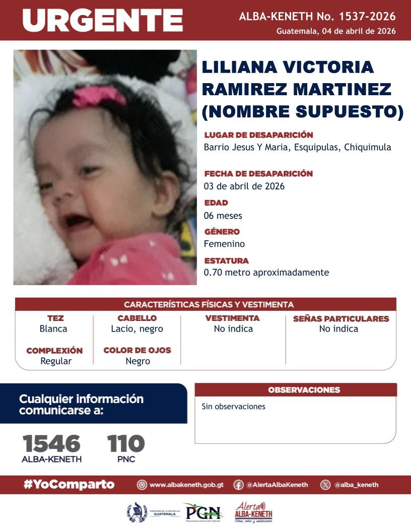 Alerta Alba-Keneth tweet media