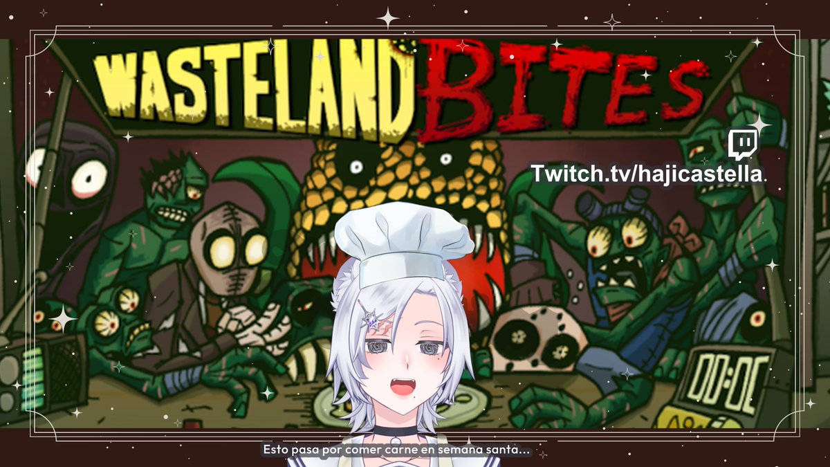 hajicastella's tweet photo. "Por estás cosas no se debe comer carne en semana santa" ┌(;・ω・)┘
Hoy jugamos WastelandBites!
Gracias @/Lazzyotter team!
https://t.co/2J03tnp8Ny