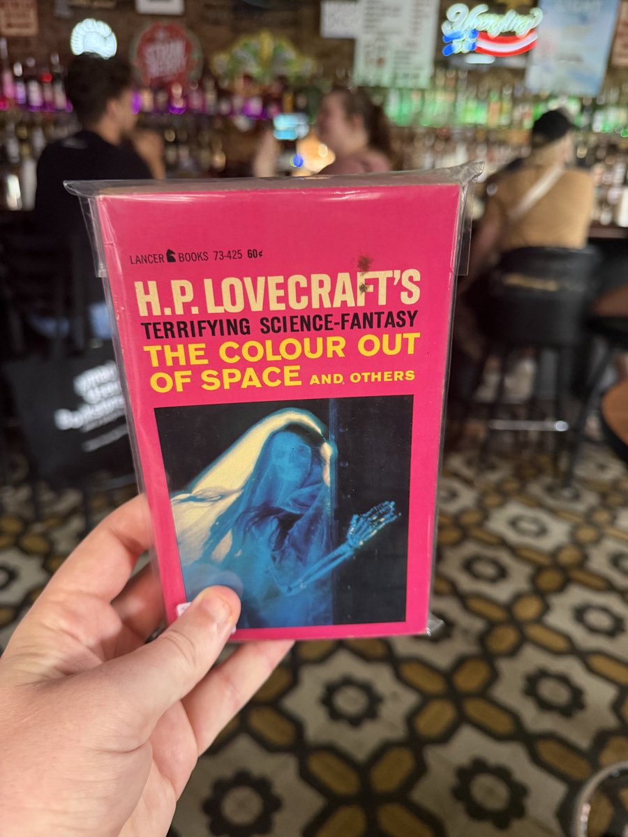 pitkin_ryan's tweet photo. Got a first edition HP Lovecraft for just $30 at the used book store in New Orleans. Check out Dauphine’s if you’re here. Great shop. https://t.co/URwstYSgkP