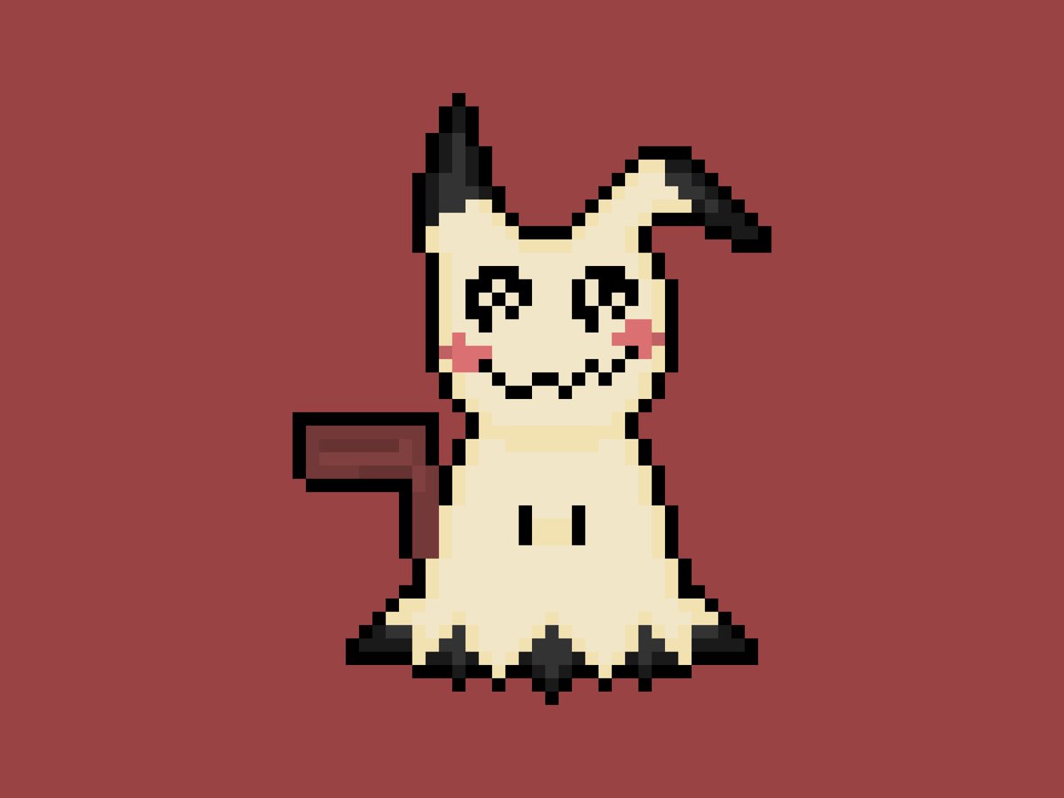 pixelsbyd's tweet photo. Mimikyu! One of my favorite 'mons! #pokemon https://t.co/NfUmVnyyOL
