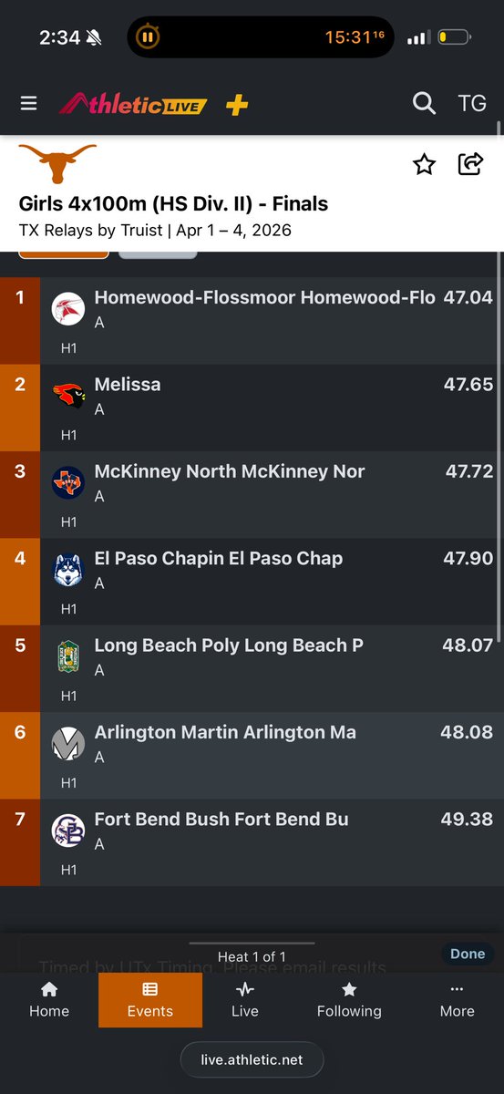 HF Girls Track tweet media