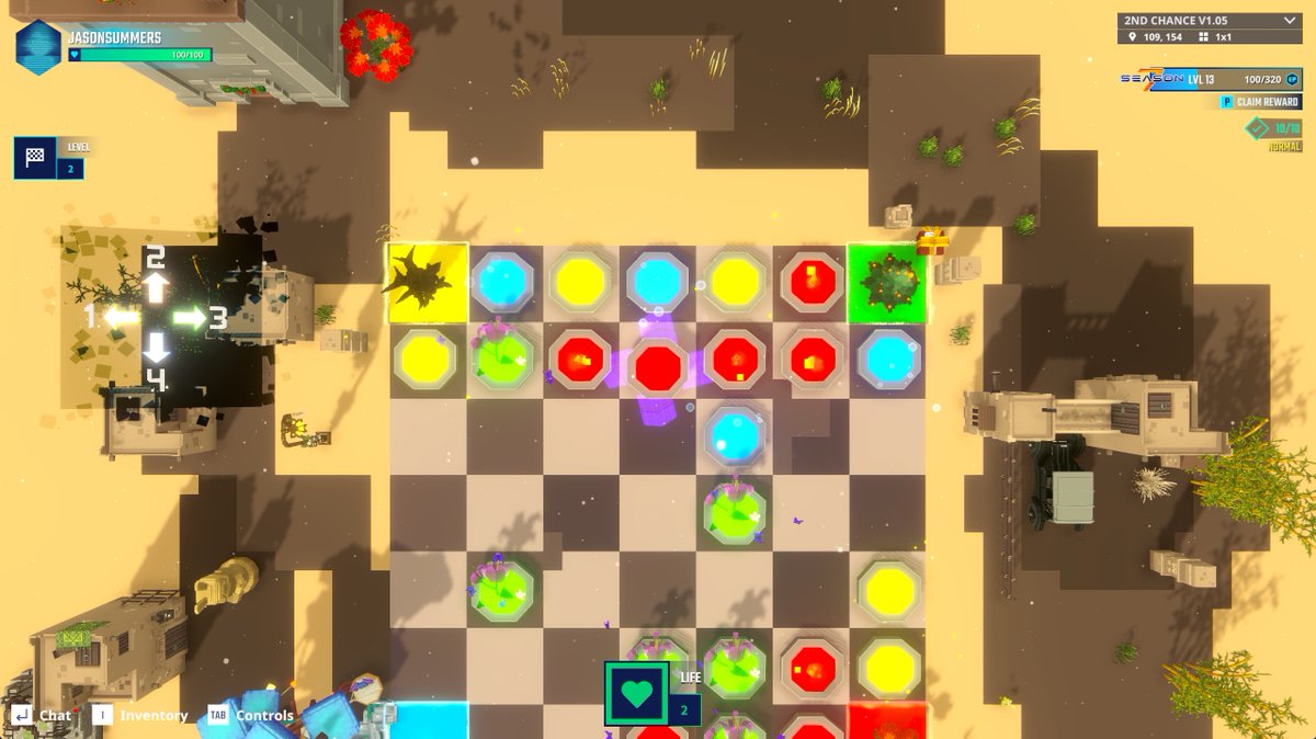 MetaKaiki's tweet photo. Red lights lined up in The Sandbox Season 7—spotted the pattern. @TheSandboxGame  https://t.co/QX0uwk79Co #Season7 https://t.co/rAIrRmrPPc