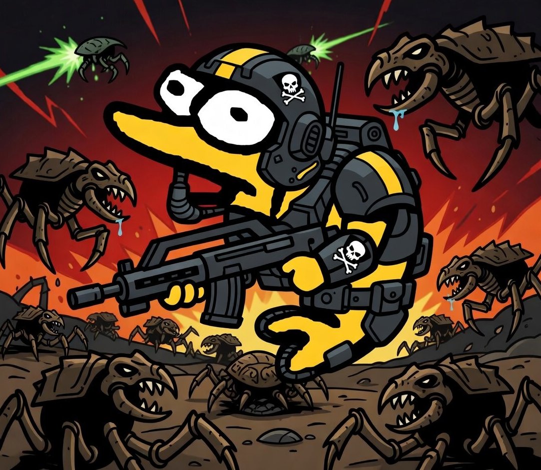 monadshramp's tweet photo. 'Everybody fights, nobody quits'
Sounds like ShrampShip Troopers to me, community is everything! https://t.co/1rX3zOfreQ