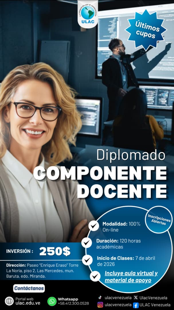 UlacVenezuela's tweet photo. Tu oportunidad de realizar el Componente Docente.

Inscripciones abiertas

Comunícate a través del Correo: controlestudios@ulac.edu.ve
Teléfono: +58 0212-993.31.93 ext 123 – 118
Whatsapp – Celular: +58.0412.840.72.33

https://t.co/1YEBUdWBnR https://t.co/Iq2zyMxmF2