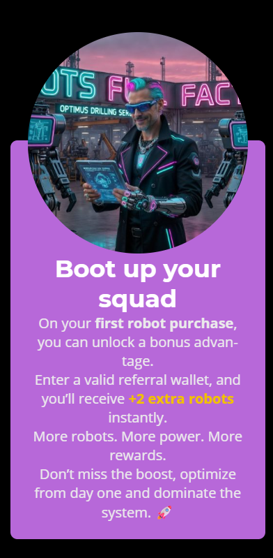 Becoming a referral is fully automatic IS EASY, no stress! $FUEL #BSC leaders 
crypto concept 
LIKE SHARE 
Why join:

Earn more effortlessly
Help each other maximize rewards
Build a small, active, and supportive network