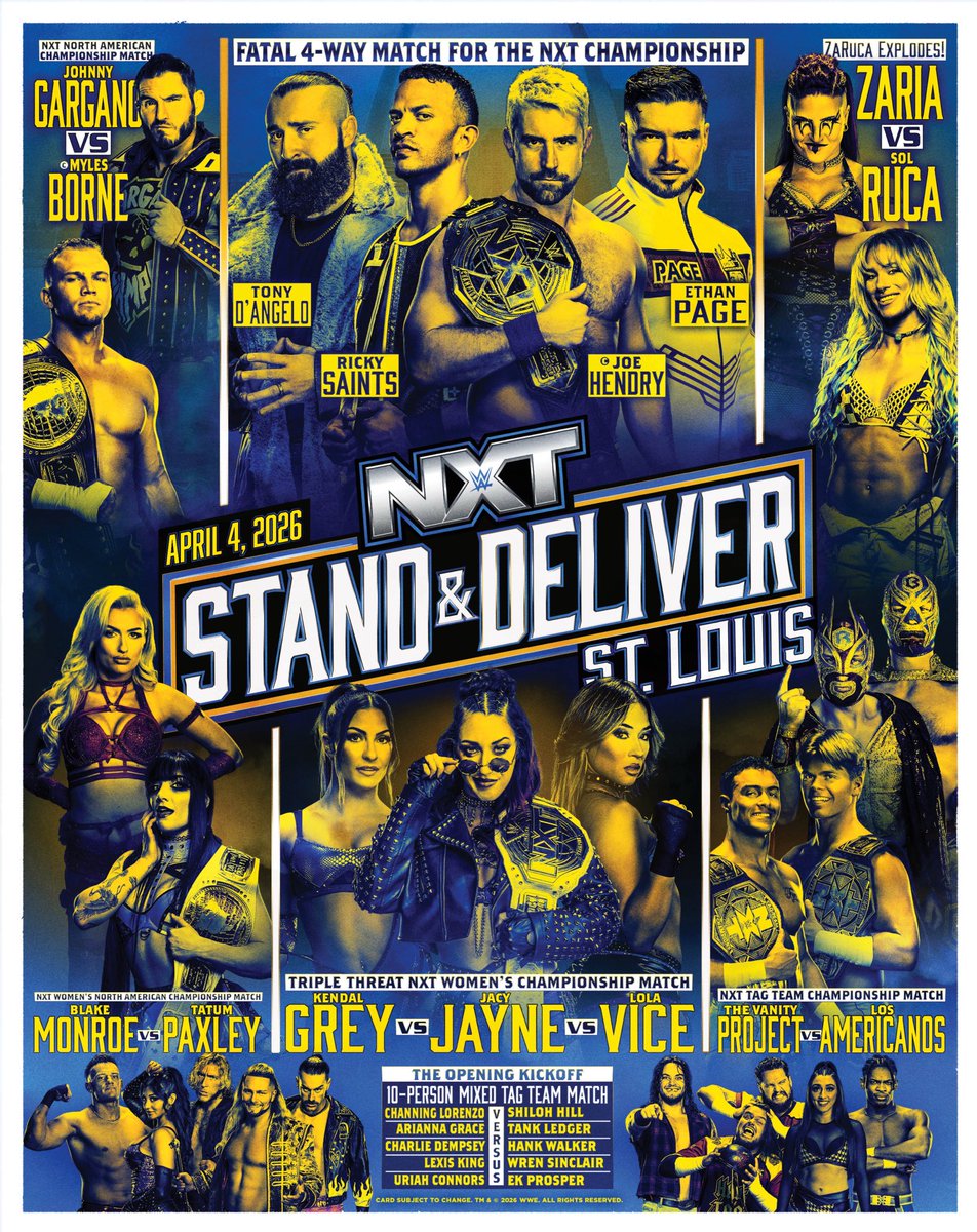 rubyx0204's tweet photo. My predictions for #WWENXT #StandAndDeliver:
⚪️ Birthright (preshow)
⚪️ Tatum Paxley 
⚪️ The Vanity project
⚪️ Myles Borne 
⚪️ Tony D'Angelo 
⚪️ Zaria
⚪️ Kendall Grey https://t.co/IvDlx1gvV0