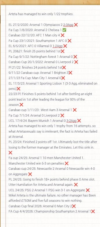 20+ years of Failure FC #Kroenkeout #Artetaout tweet media