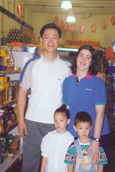 ASBaird's tweet photo. Born in Taiwan. Grow up speaking Mandarin. Move to Bolivia. Meet missionaries and take the lessons in Spanish/English. Get called to Honk Kong mission and have to learn Cantonese. Marry girl from Argentina. Get called as General Authority and speak to the entire church in English.

Just nuts.