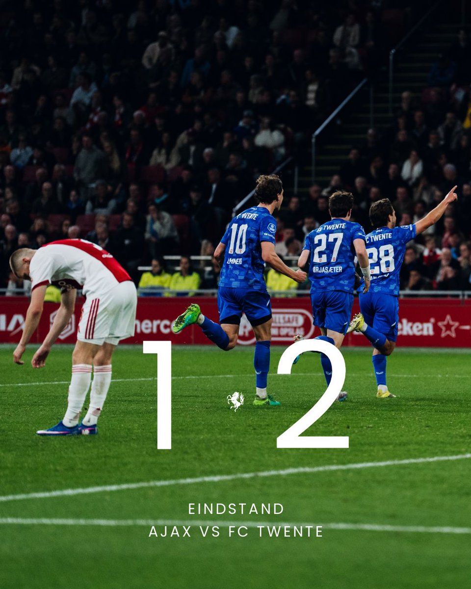 Winst in Amsterdam  💪

#AJATWE | #FCTwente