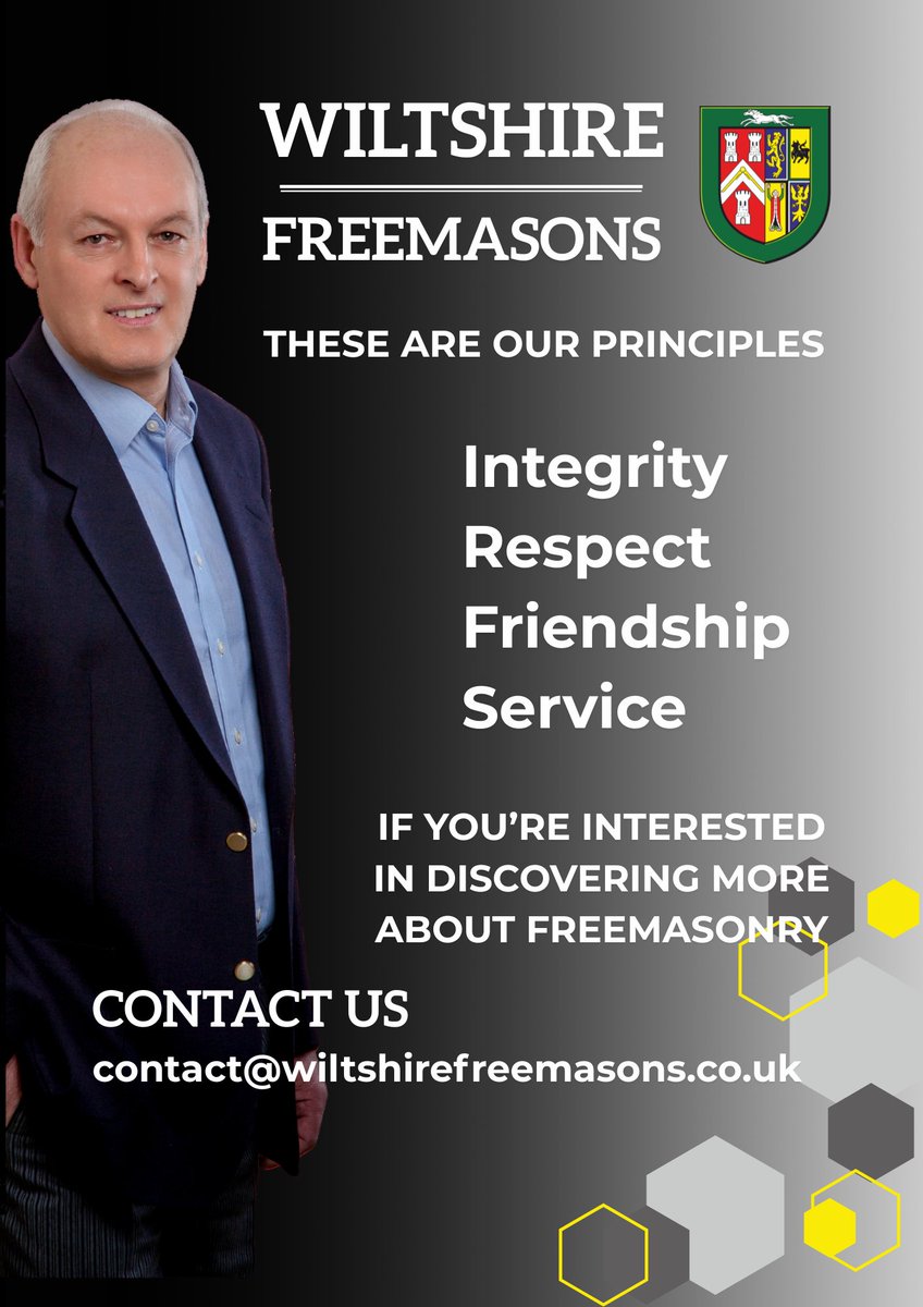 wiltspgl's tweet photo. John Reid is the Head of Wiltshire Freemasons, and he extends a personal invitation to discover more about Freemasonry.  If you are interested in learning more, just ask John a question, it will be answered. @pgm_pglwilts contact@wiltshirefreemasons.co.uk https://t.co/Er4SDQhqTi