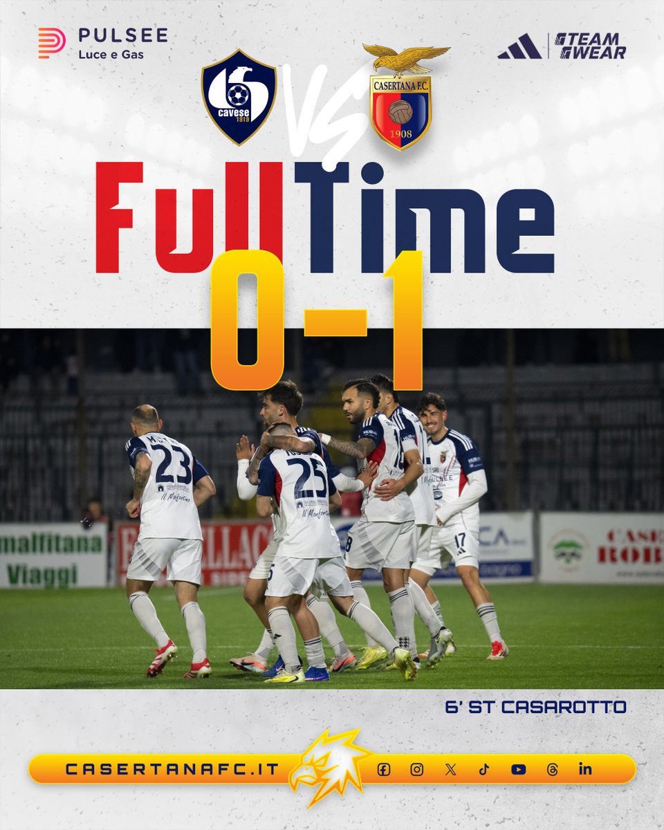 ⏱️Finitaaaaaaaaa
#CaveseCasertana 0-1