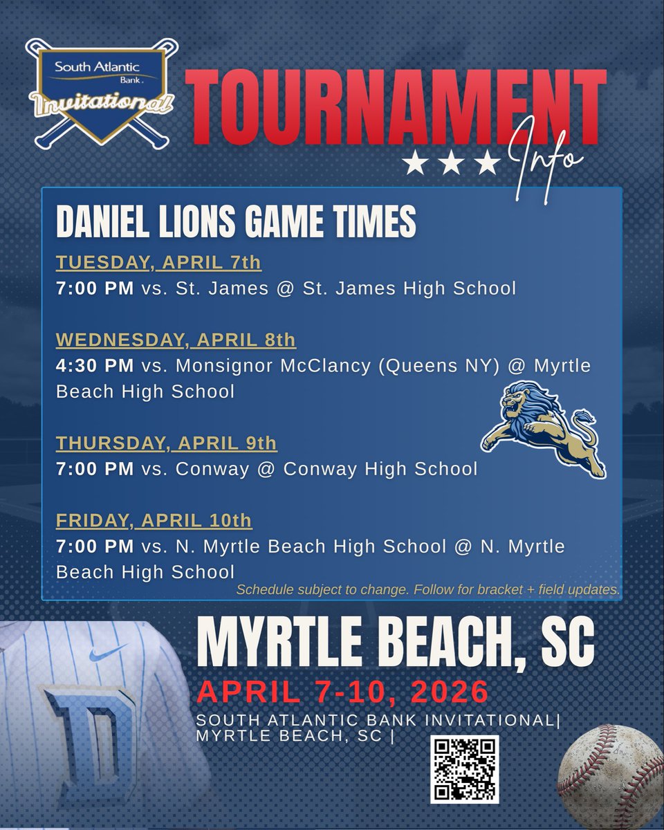 D.W. Daniel High School Baseball tweet media