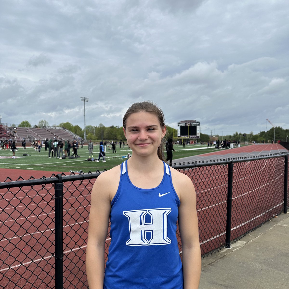 HALionsLive's tweet photo. 🔵New school record!

Brynne Miller jumps 19’1” to win the long jump at the Dragon Invitational today. That’s a new school record and the #1 jump in Tennessee for all divisions and classifications this year. https://t.co/1kTM1x87T7