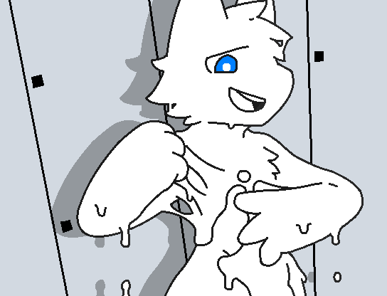 Aurora8901's tweet photo. White wolf transfur #changed https://t.co/A7qa51JGBD
