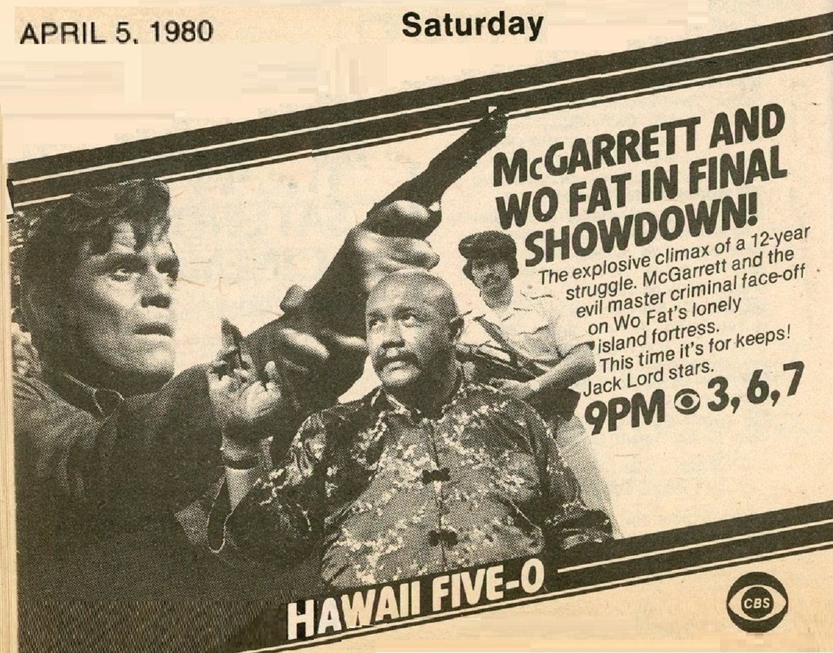 landofthe80s's tweet image. The series finale of the original “Hawaii Five-O” aired on CBS today in 1980. #80s #nostalgia