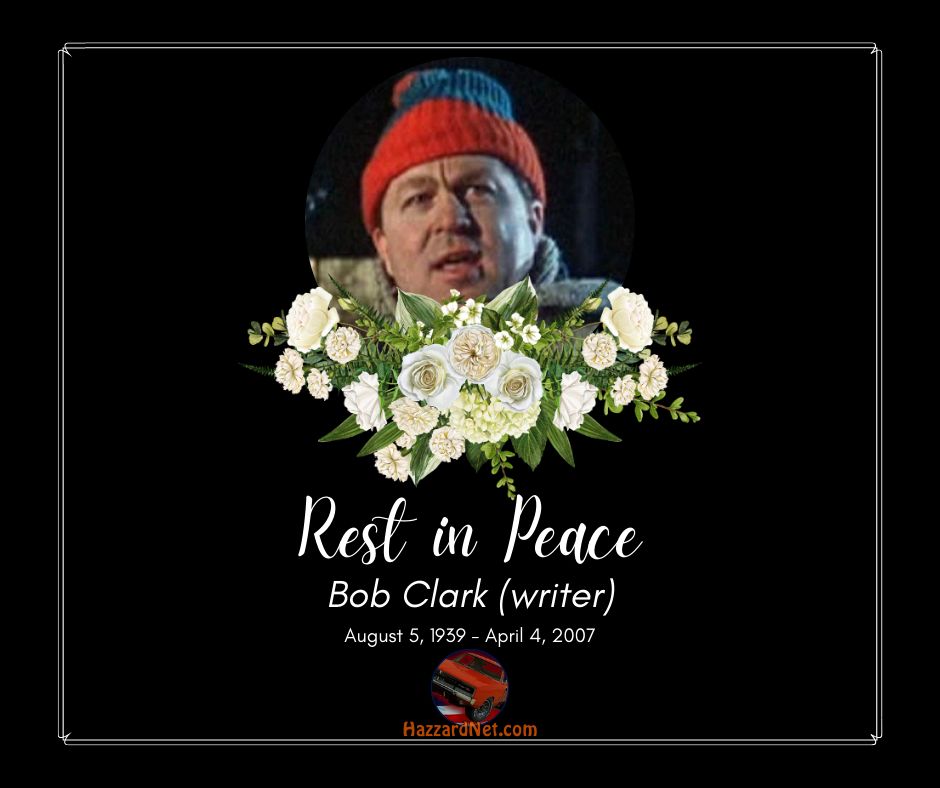 hazzardnet's tweet photo. 🕯️ Remembering Bob Clark, who passed away on this day in 2007. He produced Moonrunners, wrote Hazzard in Hollywood and Repo Men, and directed the holiday classic "A Christmas Story". #BobClark #DukesofHazzard #AChristmasStory https://t.co/JO3UgG4OwT