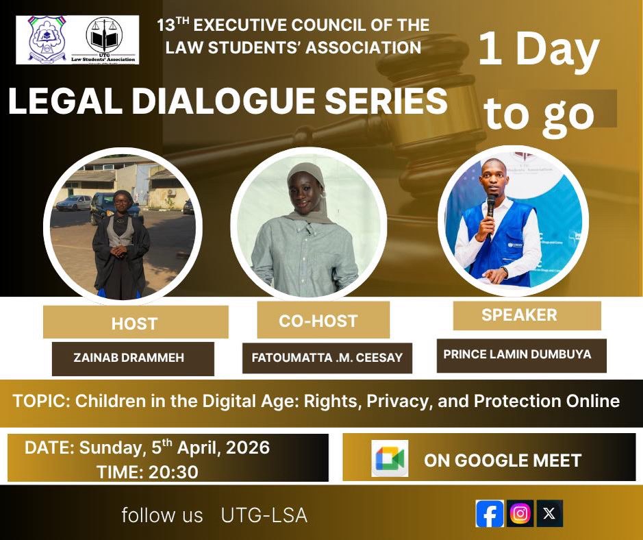 University of The Gambia Law Students’ Association tweet media