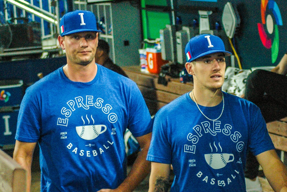 ExtraInningsUK's tweet photo. New: @jasondaniels00 reflects on the #WorldBaseballClassic as a path for growing and developing baseball, particularly in Italy, with plenty of thoughts from @VPasquantino and @fran_cervelli. 
https://t.co/LkKV3sZKN0
 #WBC2026 #BaseballItalia #EspressoBaseball https://t.co/9JFP9oPqEm