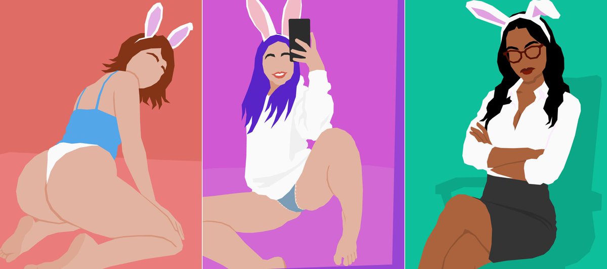 hhrichards's tweet photo. Some Bunny girl bonus images! There's a lewder version here: https://t.co/czVInkIzKN 🥕🐇#bunnygirl #digitalart https://t.co/iri3mRwgW5