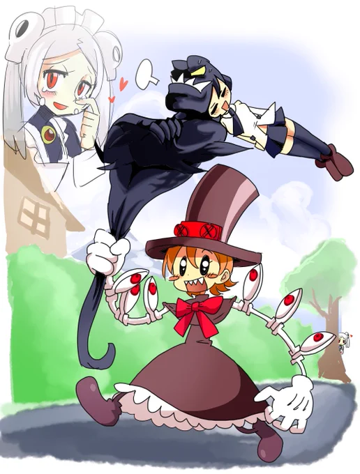 4月3日はマリー・コーベルの誕生日! 忘れてた! 過去絵 #スカルガールズ
