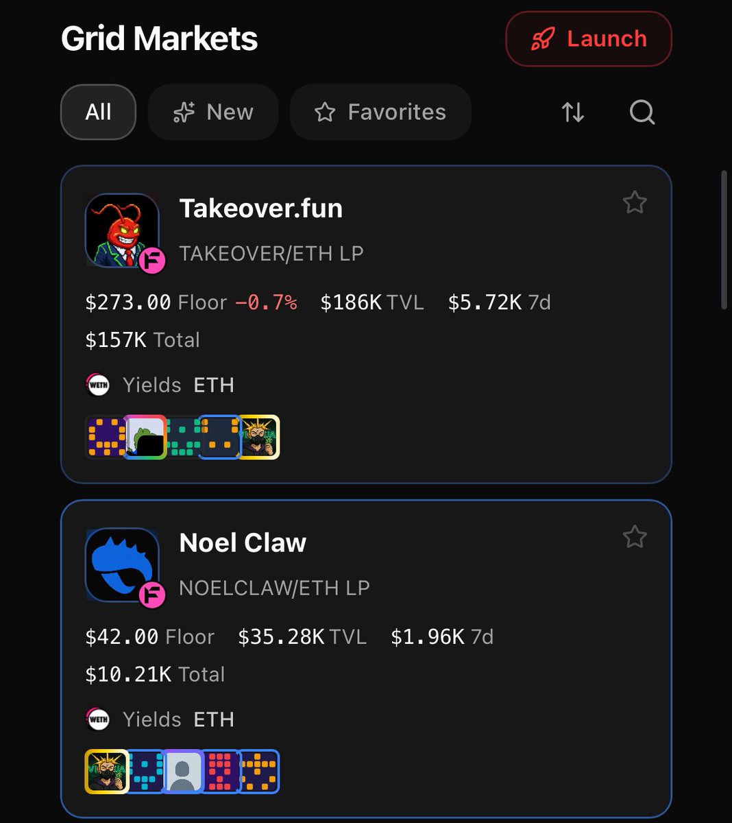 NoelClaw on <a href="/takeoverfun/">Takeover</a> — week 4:

So far:

• $10.3K total rewards distributed to all tile seat holders
• floor price sitting around $4
• all seats sold out
• $35K+ TVL

Revenue flowing back to holders from trading volume.

$NOELCLAW are still building every single day.

you