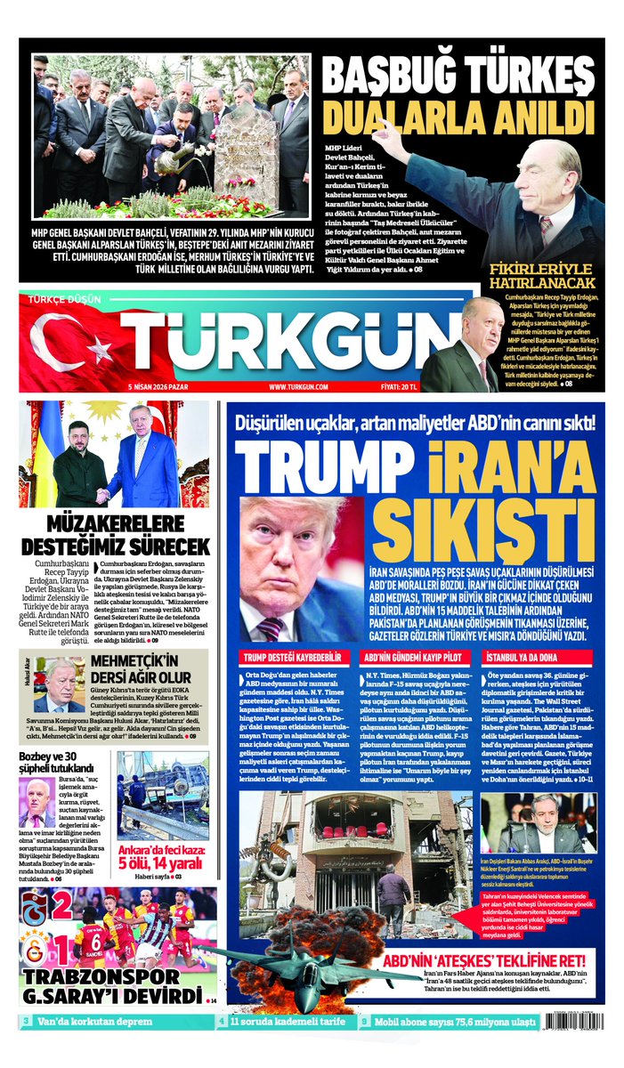 Türkgün Gazetesi tweet media