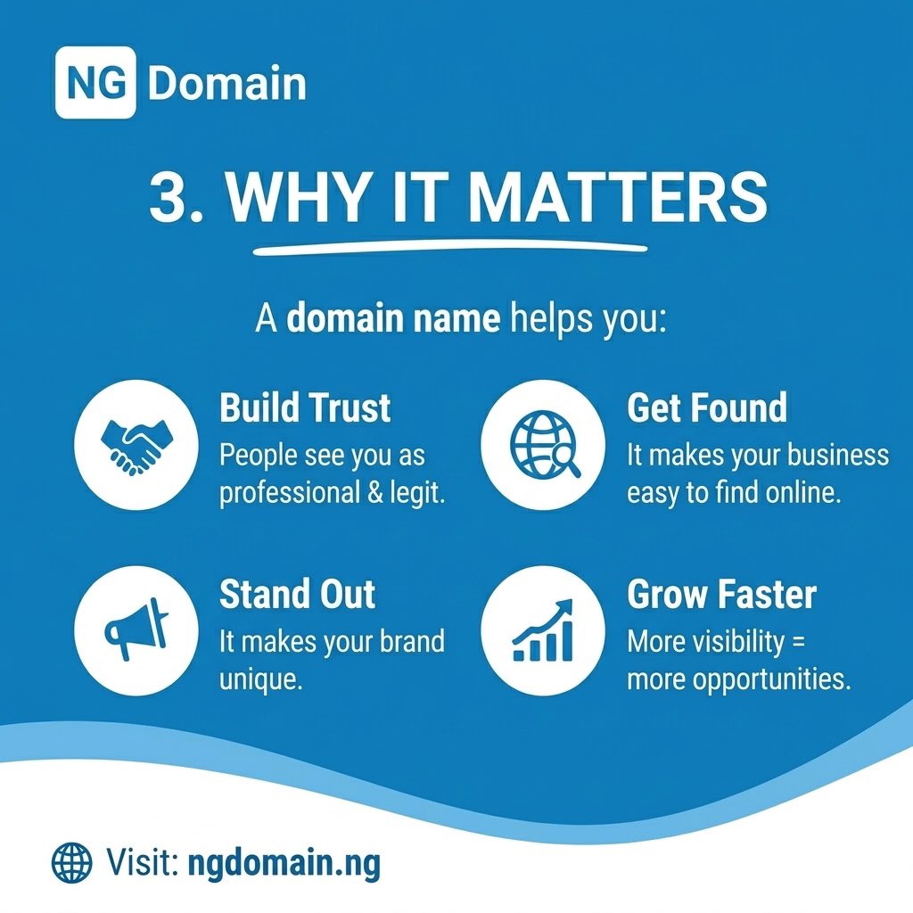 NGDomainTech's tweet photo. Your business deserves more than just a name, it deserves a strong online identity.
A good domain helps you: ✅ Build trust ✅ Get found online ✅ Grow faster
To secure yours, Visit: https://t.co/p3jNw5nsps 
#ngdomain #onlinebusiness #nigerianbusiness #Digitalpresence https://t.co/hjcW5hnfaQ