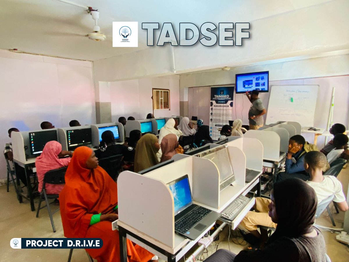 tadsef's tweet photo. 🚀 Project D.R.I.V.E. Day 2 complete!
Trained 20 students (GDSS GRA &amp; Capital). With limited PCs, we split 75 students into 3 batches.
Focus: mouse &amp; keyboard.
Result: 90% now comfortable using a mouse.
Next: JAMB CBT practice.
#ProjectDRIVE #TADSEF https://t.co/MG6R4O5XgD