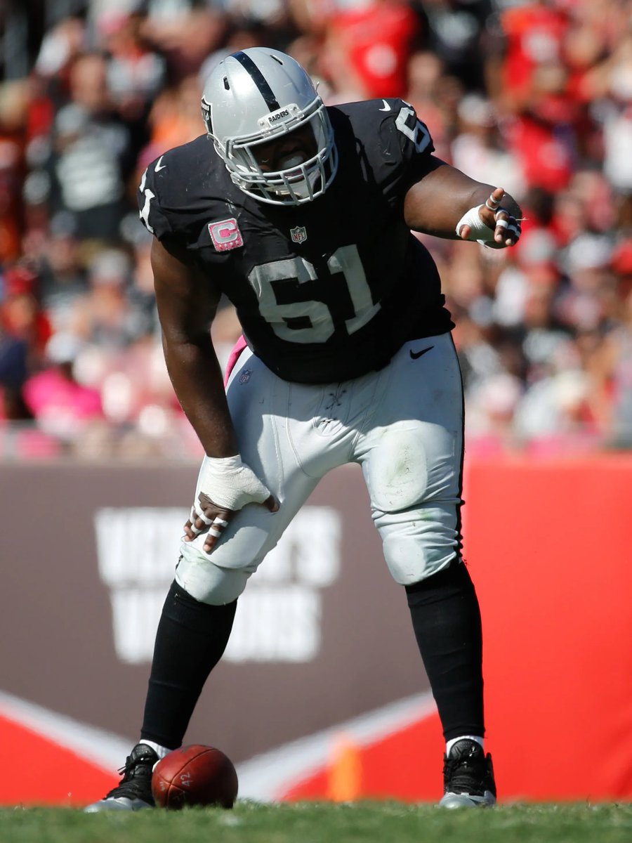 Rodney Hudson was an under appreciated center for the Raiders. #RaiderNation