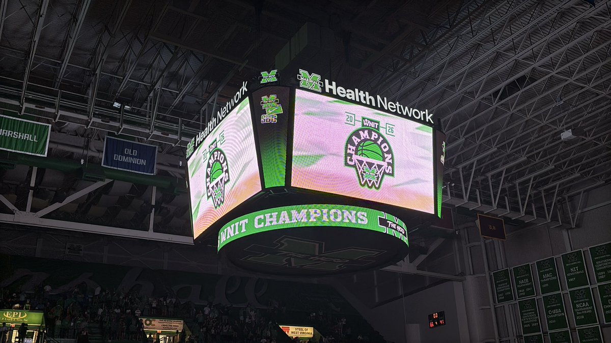 austinredd96's tweet photo. LET’S GO HERD! @HerdWBB 

2026 @WomensNIT Champions! https://t.co/ymcReGIKSO
