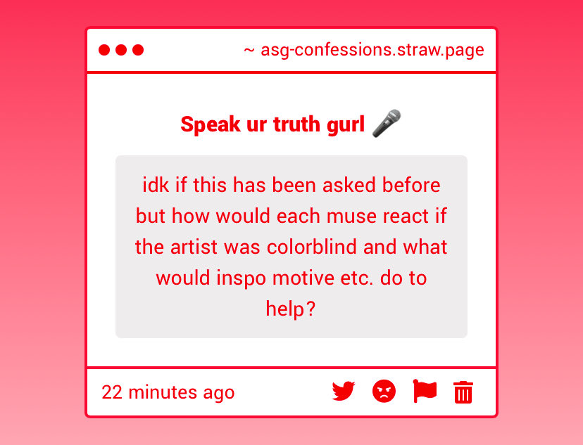 Art Struggles Game Confessions tweet media