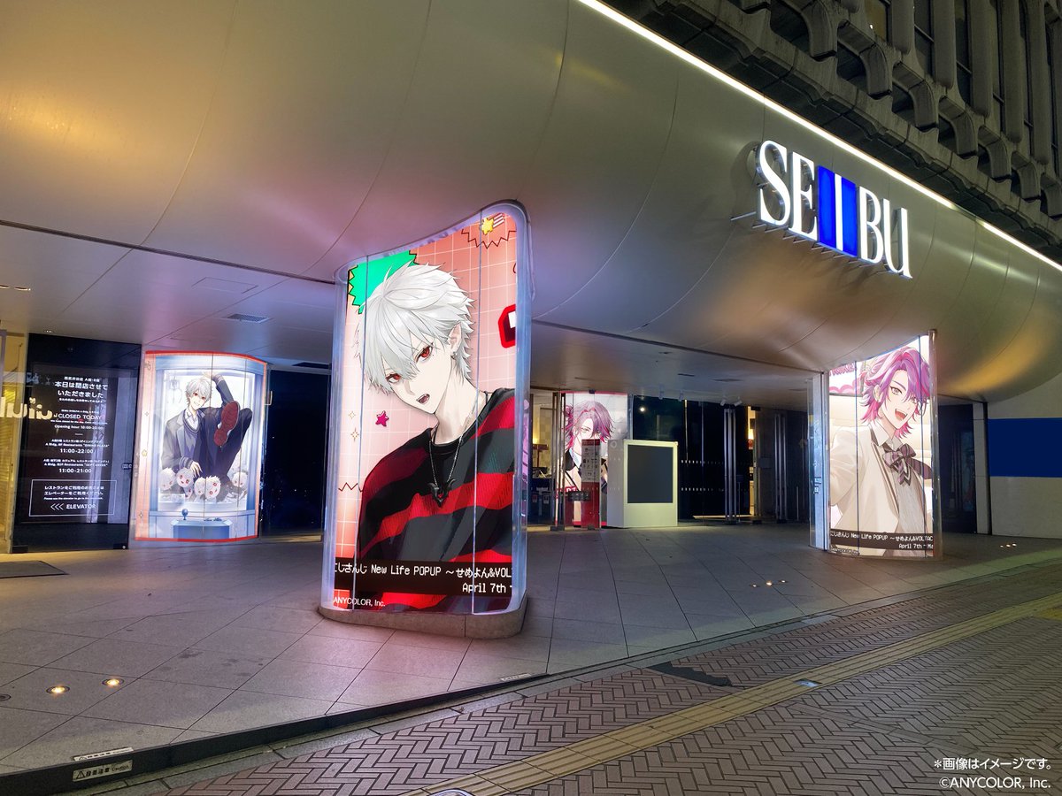 【公式】にじさんじ New Life POPUP ～せめよん＆VOLTACTION～＠西武渋谷 tweet media