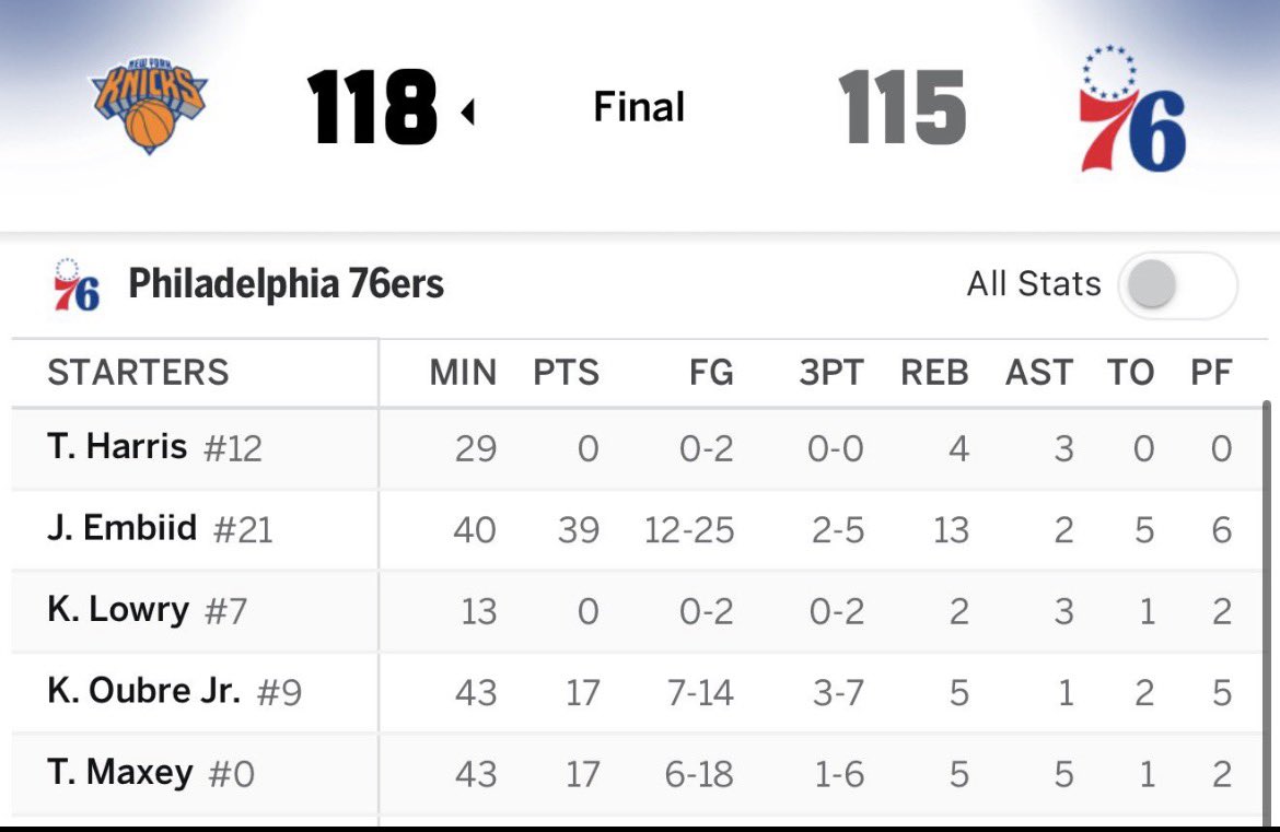 Embiid Enthusiast tweet media