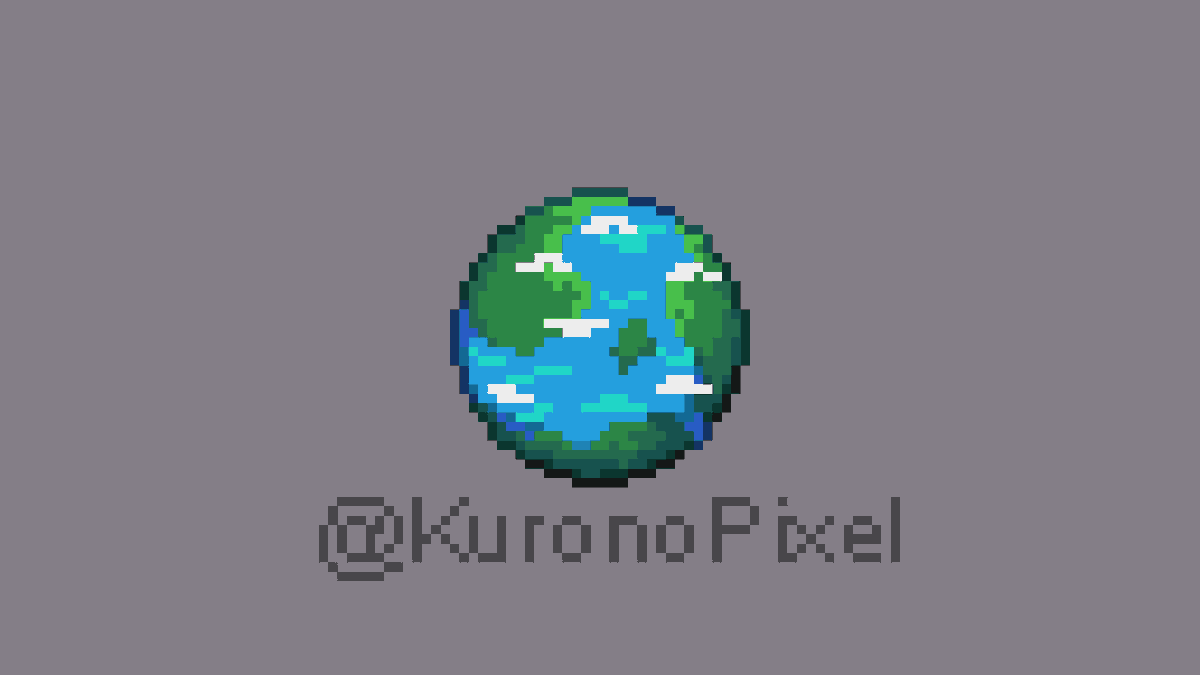 viking_pixel's tweet photo. Planet Earth 

I hope you like it!!   

#aseprite #pixelart #gamedev #terraria #minecraft #PlanetEarth https://t.co/SnYNnyfPTc