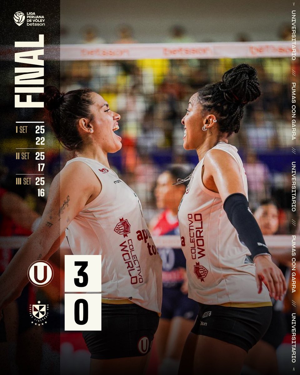 Universitario Vóley tweet media