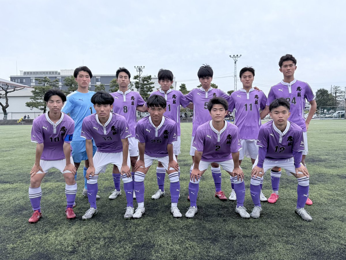 藤枝東高校　サッカー部　ウォーミングアップ着 あ。 新ユニ🟣 #捲土重来project #藤枝東高校サッカー部 #2026_創部100
