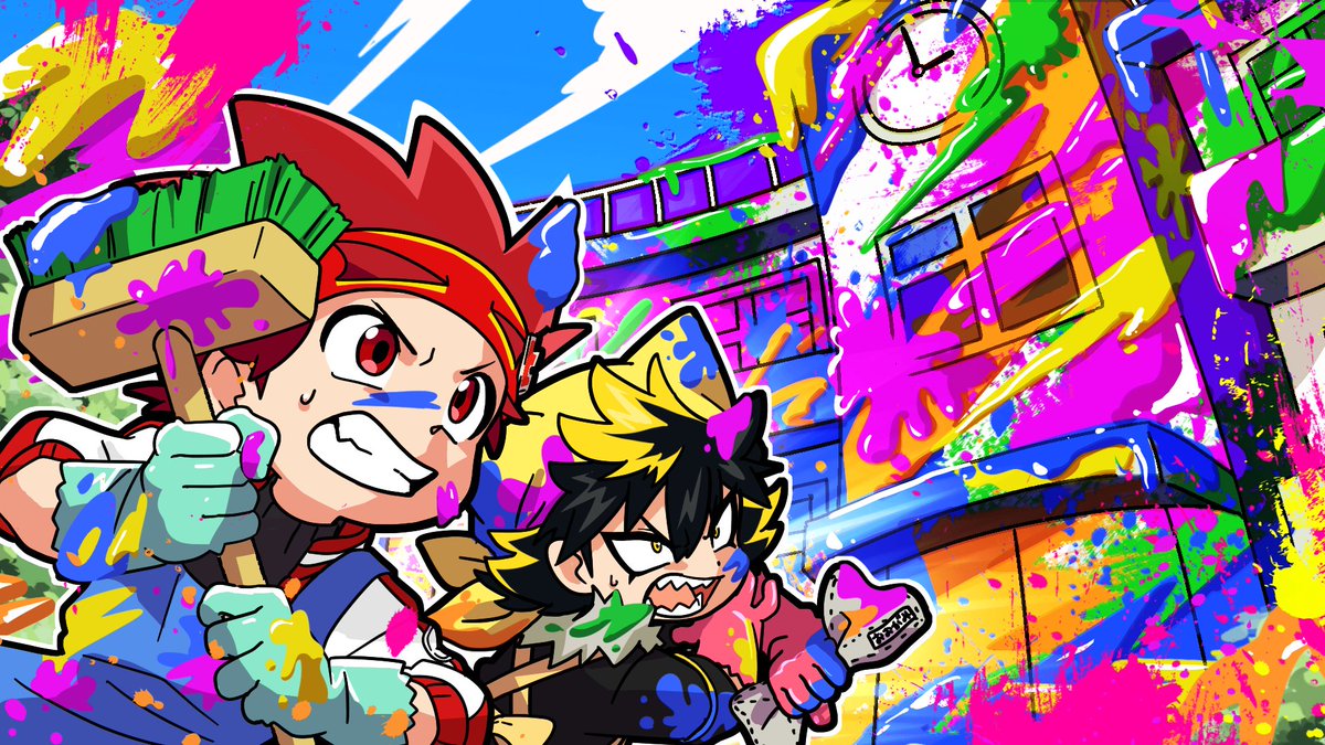 🗒活動報告 

ヒロ「なんだぁ！？学校がめちゃちゃ汚れちまってるぞ！？」 
大狼「俺たちで元の学校に戻すぞ！」

▼動画はここから！
youtu.be/xHMIculuwV0