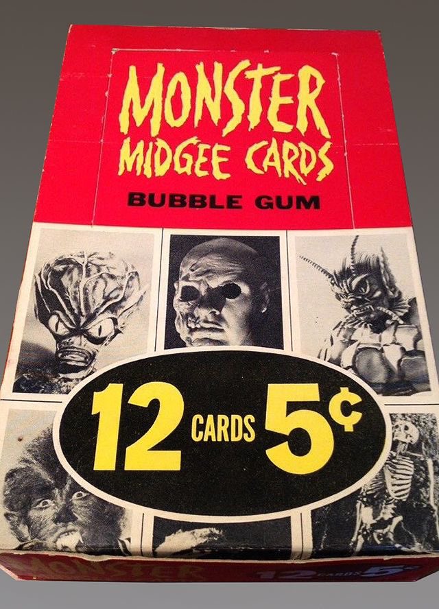 hauntorama's tweet image. Vintage Trading Card and Bubble Gum boxes. 
#VintageMonsterToys #TradingCards #HorrorCommunity