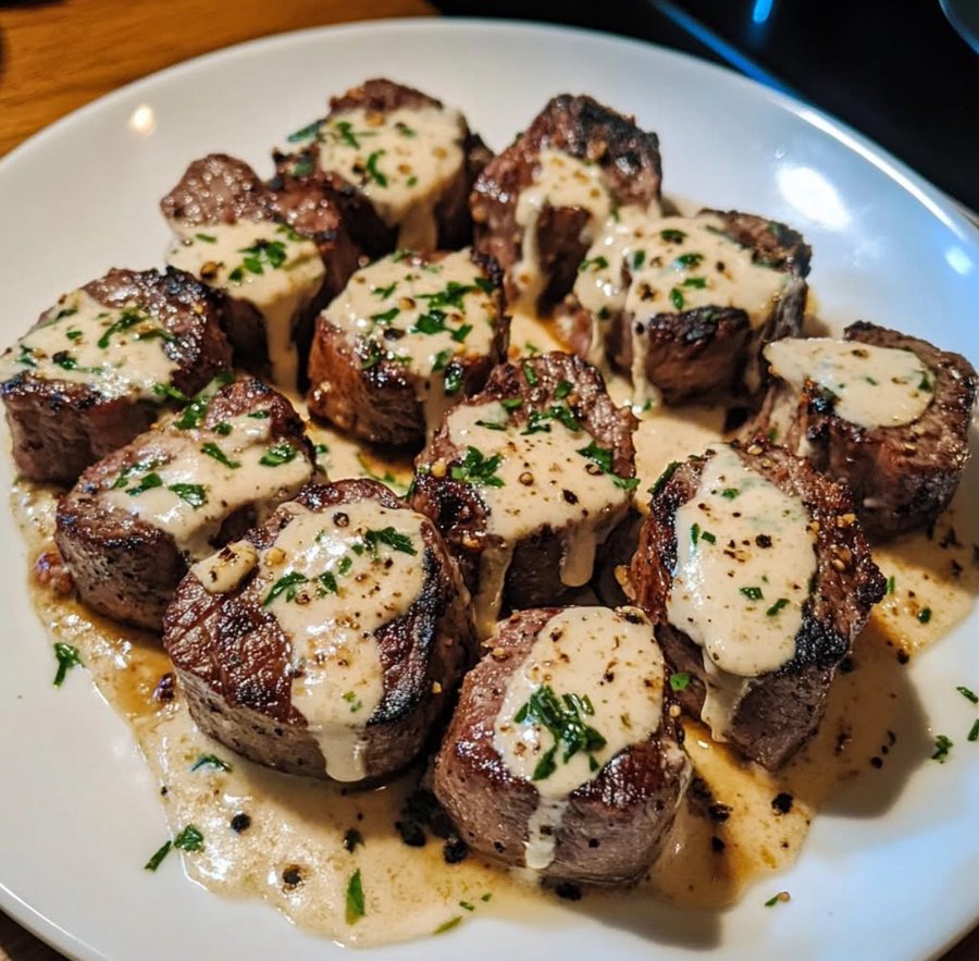 Garlic Butter Steak Bites 🥩 🧈