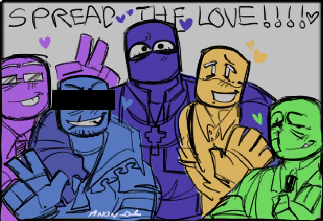 💙💛💚💜🖤 #endlesstormenttrio