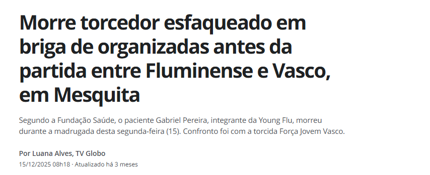 adm_orgcrf's tweet photo. É inacreditável que a Justiça pegue pesado com a Torcida Jovem do Flamengo por besteira, enquanto quem mata continua livre e frequentando estádio! Isso não é justiça, é piada. 

- Deixar assassinos livres é um escárnio total!
O crime aconteceu em dezembro de 2025, sem justiça. https://t.co/BUYMTwMqo4
