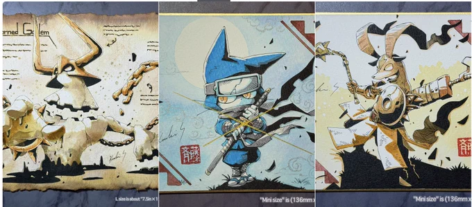 本日、"コミッション"アカウントに掲載している「オリジナル作品」×3点の抽選を行います。

作品に付けられたコメントに私からの「❤️」があれば、応募完了です。 当選された方にはメッセージを送らせていただきますので、今しばらくお待ちください。 
