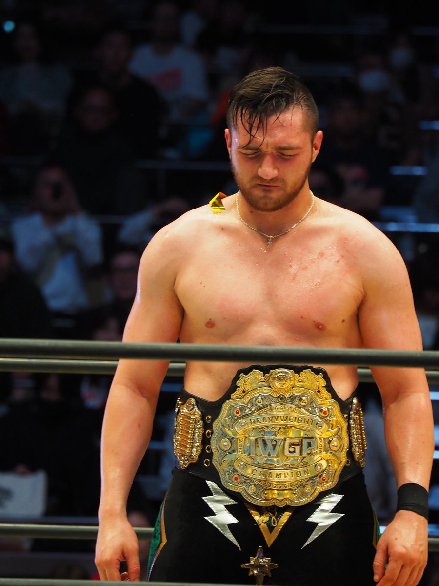 2026.4.4（土）新日本プロレス
両国国技館
SAKURA GENESIS 2026

今までの色んなことが思い出されてたのかな🥲

#njpw #njSG 
#CallumNewman #カラム・ニューマン