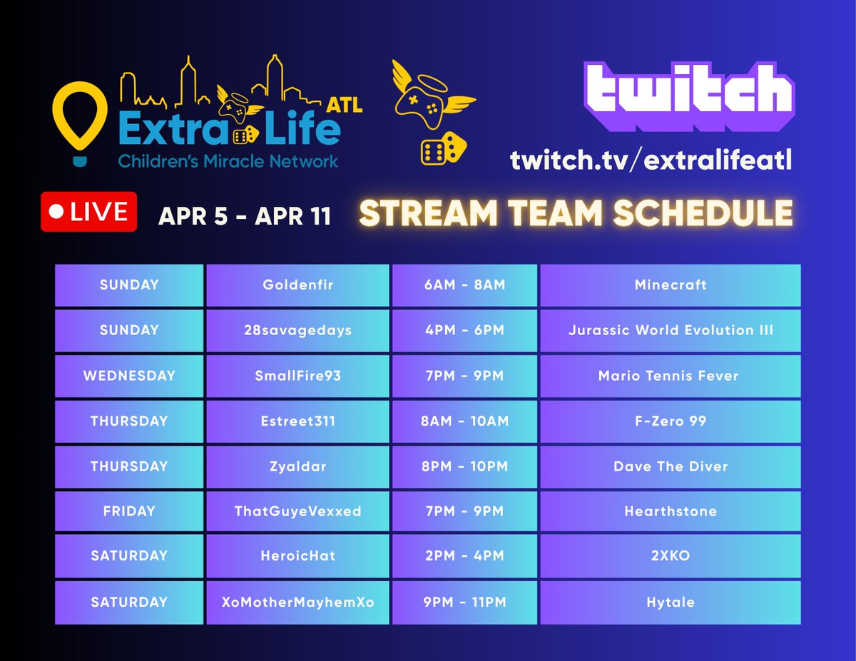 Extra Life Atlanta tweet media