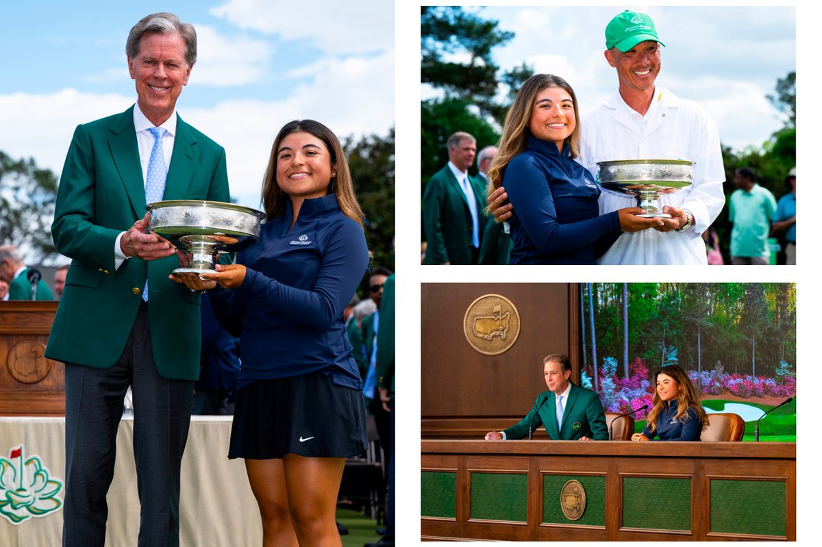 WalaGolf's tweet photo. Postales de una semana histórica para Majo Marín 🇨🇴 flamante campeona del Augusta National Women’s Amateur 2026. 📸

#ANWAgolf #WALAgolf https://t.co/QdgdqeQYIk