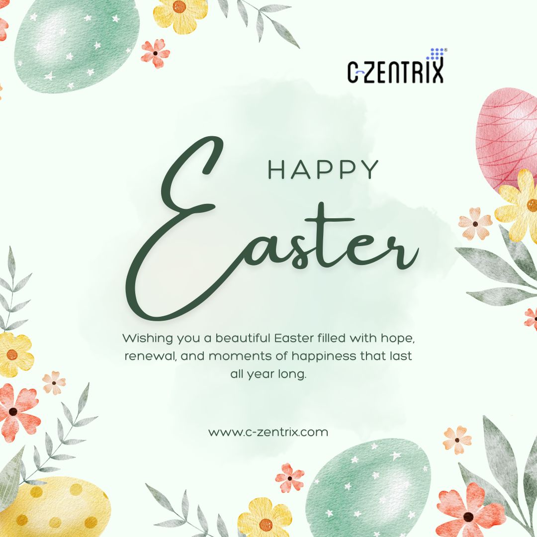 czentrix's tweet photo. May this Easter bring renewed hope, fresh inspiration, and meaningful growth. 🐰🌷

At C-Zentrix, we’re committed to delivering better customer experiences through every interaction.

Wishing you happiness and success ahead. Happy Easter!
#HappyEaster #CustomerExperience #CX https://t.co/ky8MlfmJ02