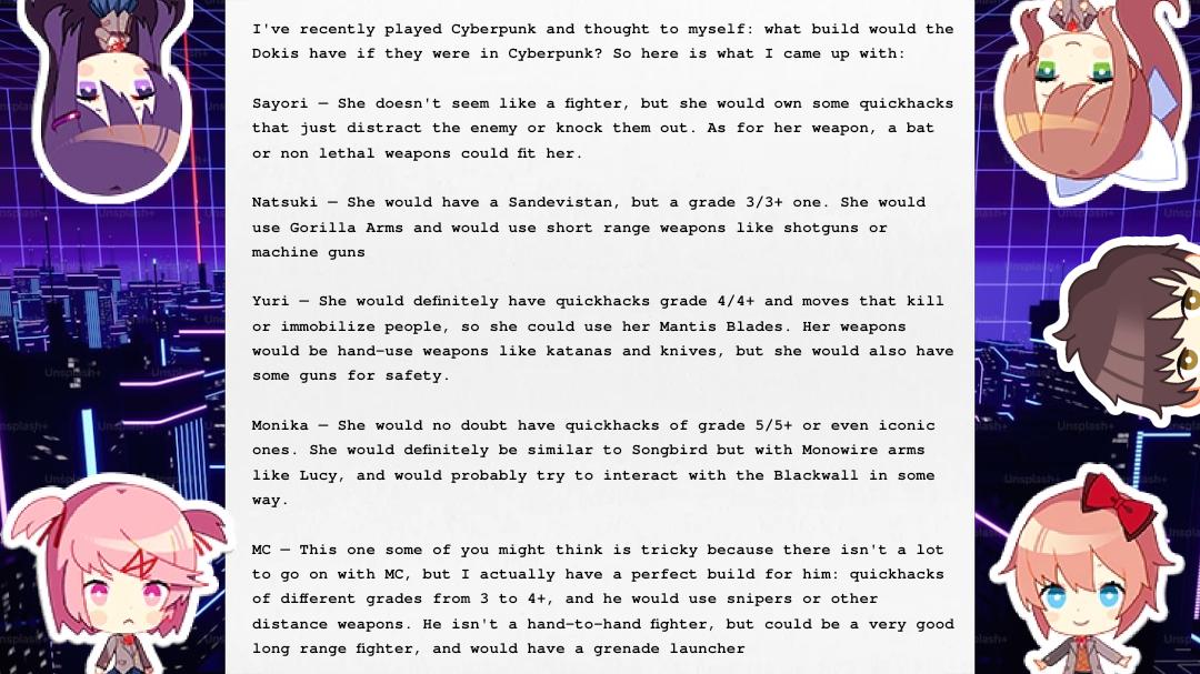 Doki Doki Literature Club Confessions tweet media